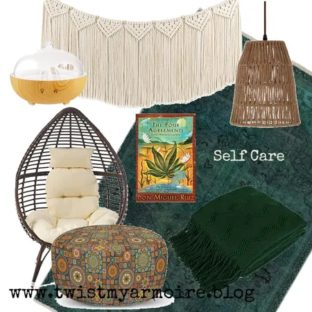 Self Care Interior Design Mood Board by Twist My Armoire on Style Sourcebook