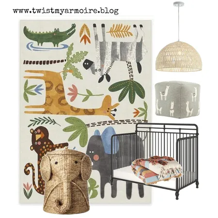 Baby's Room Interior Design Mood Board by Twist My Armoire on Style Sourcebook