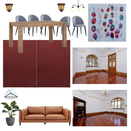 Theresa Kidd crimson room Interior Design Mood Board by Invelope on Style Sourcebook