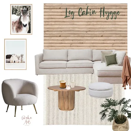 Scandi Cabin Lounge Interior Design Mood Board by Boho Art & Styling on Style Sourcebook