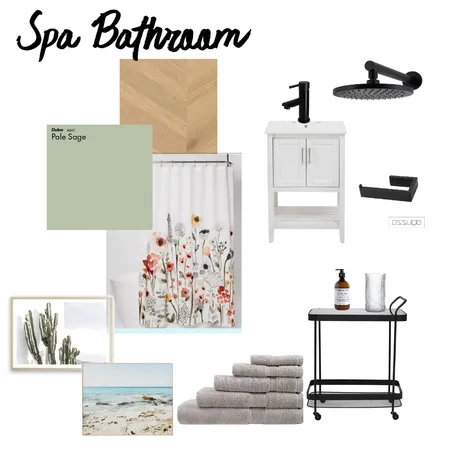 Spa bathroom Interior Design Mood Board by cmccrosson on Style Sourcebook