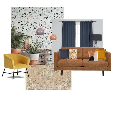 retro mood bord Interior Design Mood Board by Maya kaplan on Style Sourcebook