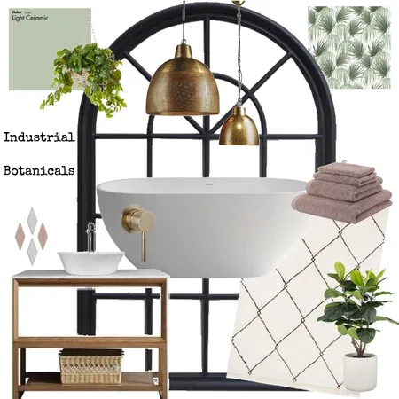 Industrial Botanicals Interior Design Mood Board by emma:leigh on Style Sourcebook