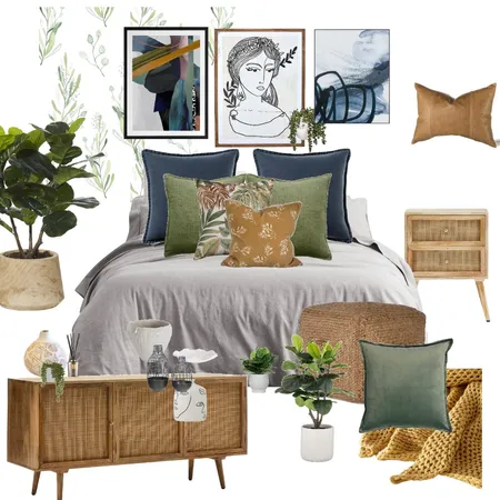Main Bedroom Interior Design Mood Board by Lil Interiors on Style Sourcebook