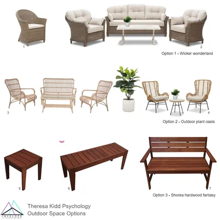 Theresa kidd psychology outdoor space Interior Design Mood Board by Invelope on Style Sourcebook