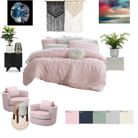 Bohemian bedroom Interior Design Mood Board by vinita gautam on Style Sourcebook