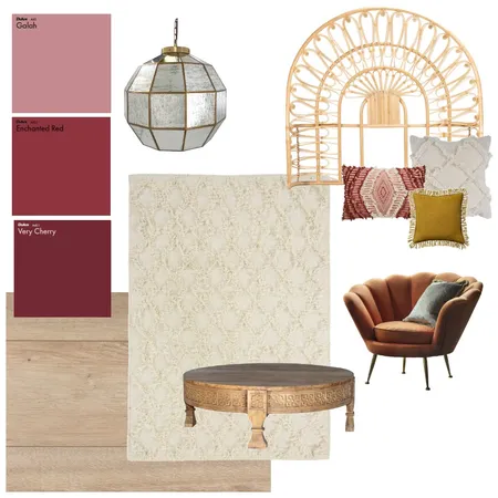 Boho Bedroom Interior Design Mood Board by Rhiannon on Style Sourcebook