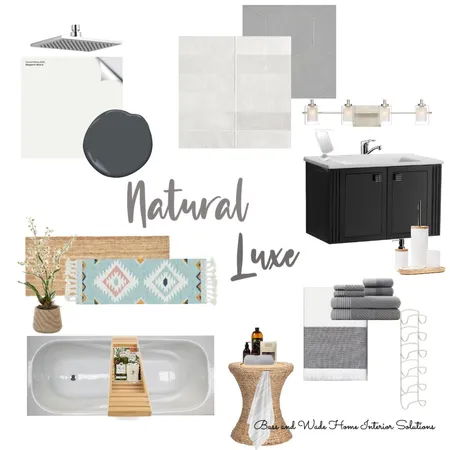 Natural Luxe - Veiled Project Interior Design Mood Board by Bass and Wade Home Interior Solutions on Style Sourcebook