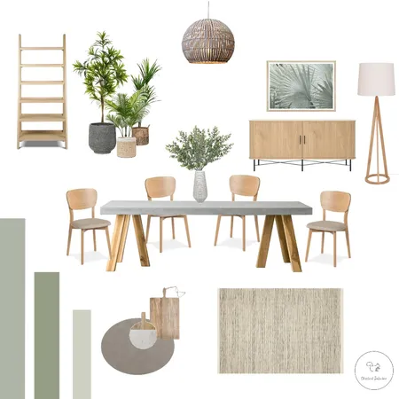 Dining Room Interior Design Mood Board by Chestnut Interior Design on Style Sourcebook