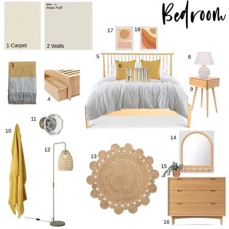 bedroom Interior Design Mood Board by Savanah Gwaltney on Style Sourcebook