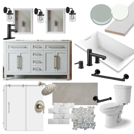 Master Bathroom Interior Design Mood Board by juthompson on Style Sourcebook