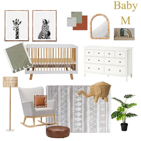 Baby M nursery Interior Design Mood Board by tahlia m on Style Sourcebook