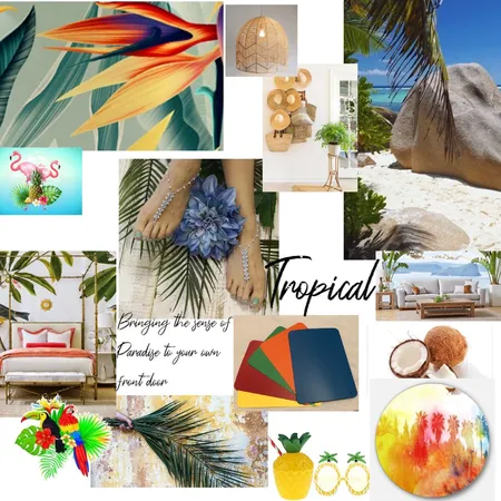 Tropical Interior Design Mood Board by Pipers interior designs on Style Sourcebook