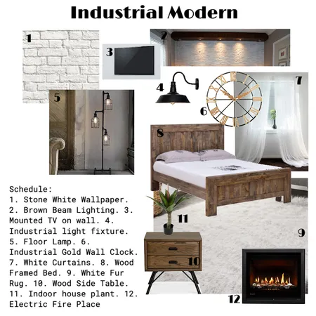 INDUSTRIAL MODERN Interior Design Mood Board by kayshamp on Style Sourcebook