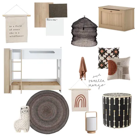 big girls room Interior Design Mood Board by Stone and Oak on Style Sourcebook