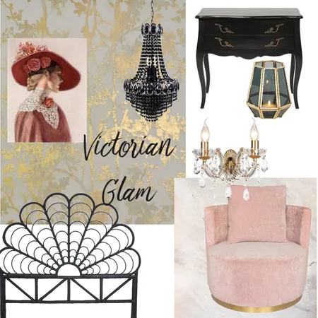 Victorian Glam Interior Design Mood Board by crystalinteriordesigns on Style Sourcebook