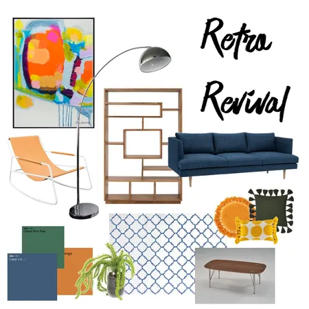 Retro Revival Interior Design Mood Board by belotdesigns on Style Sourcebook