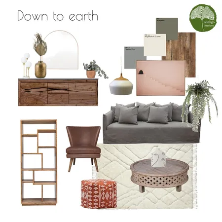 Warm Bohemian Interior Design Mood Board by Ginkgo Interiors on Style Sourcebook