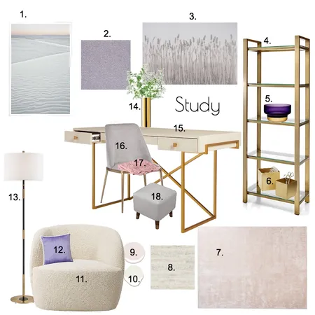 Study Interior Design Mood Board by Sue_Hunt on Style Sourcebook