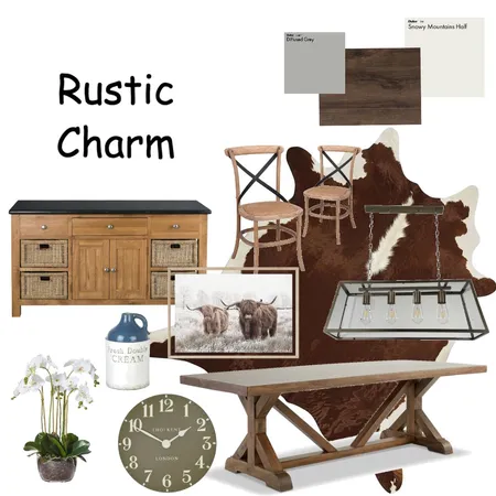 Rustic Charm Interior Design Mood Board by belotdesigns on Style Sourcebook