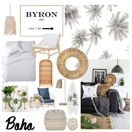 Boho Interior Design Mood Board by belotdesigns on Style Sourcebook