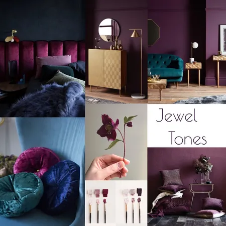Jewel tones Interior Design Mood Board by Pooja on Style Sourcebook