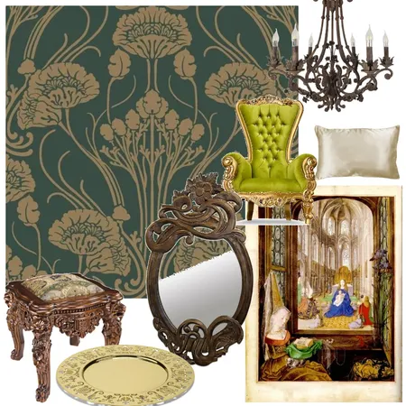 Fancy Goth Interior Design Mood Board by crystalinteriordesigns on Style Sourcebook