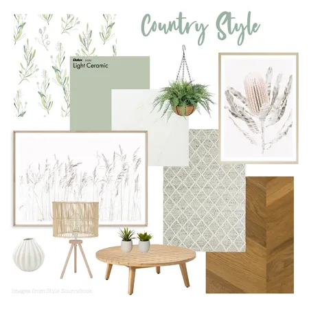 Country Style Interior Design Mood Board by Bella Living on Style Sourcebook