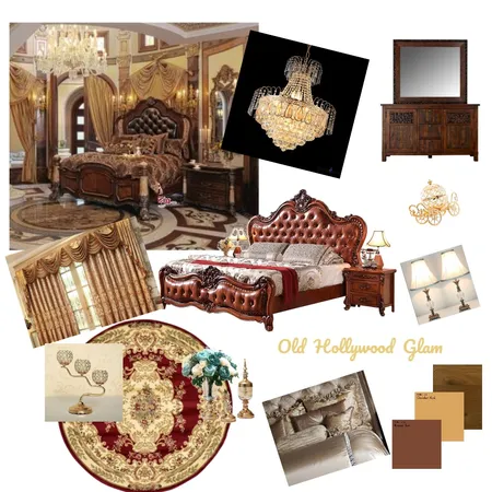 Hollywood Glam Interior Design Mood Board by priyanka.vaisakh on Style Sourcebook