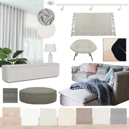 Living Room Sample Board Module 9 Interior Design Mood Board by SuzyLewis on Style Sourcebook