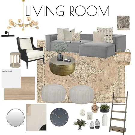 LIVING ROOM Interior Design Mood Board by clairedana17 on Style Sourcebook