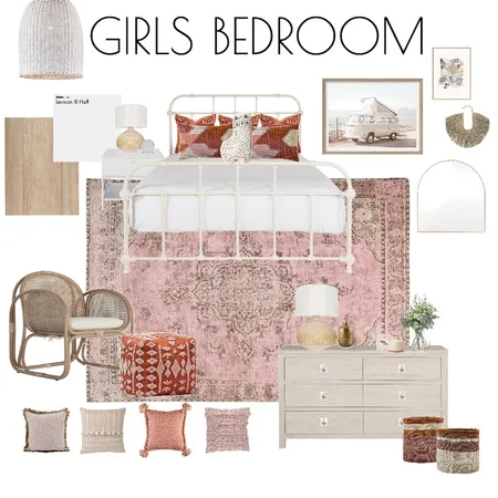GIRLS BEDROOM Interior Design Mood Board by clairedana17 on Style Sourcebook