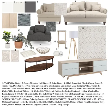 Contemporary Living Room Interior Design Mood Board by rspencer_ on Style Sourcebook