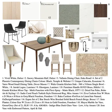 Kitchen/Dining Mood Board Interior Design Mood Board by rspencer_ on Style Sourcebook