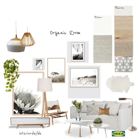 Organic Room Interior Design Mood Board by Branislava Bursac on Style Sourcebook