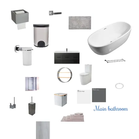 the main bathroom Interior Design Mood Board by katnaam07 on Style Sourcebook