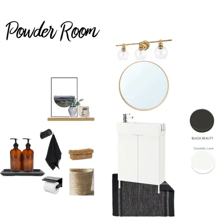 Villa Powder Room Interior Design Mood Board by Sacha Villa on Style Sourcebook