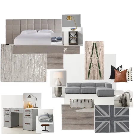AJs Bedroom Interior Design Mood Board by VSocolean on Style Sourcebook