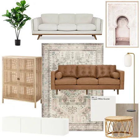 Natural lounge room Interior Design Mood Board by Mel on Style Sourcebook