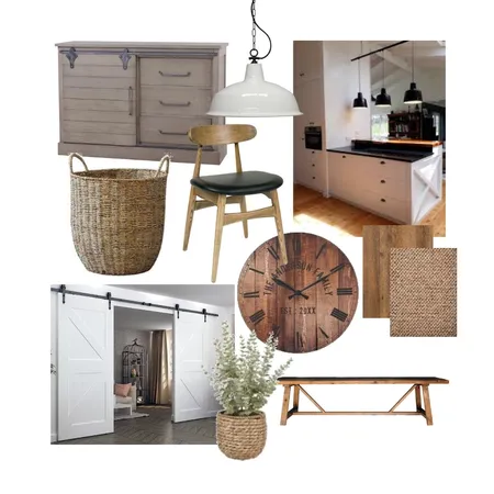 Modern Farmhouse Mood Board Interior Design Mood Board by gv on Style Sourcebook