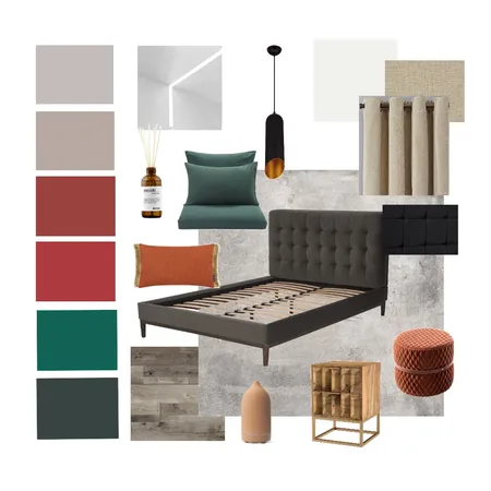 Project M - Bedroom Interior Design Mood Board by yshanelin on Style Sourcebook