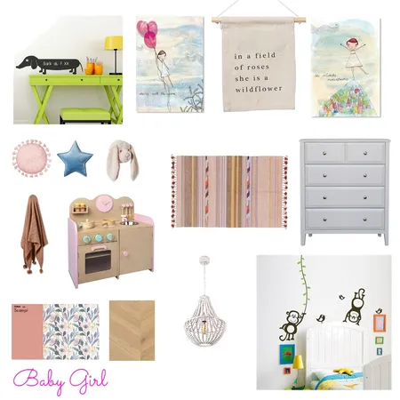baby girl Interior Design Mood Board by alina06 on Style Sourcebook