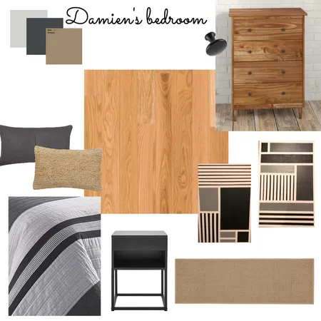 Damien's Bedroom Interior Design Mood Board by Annie MacDonald on Style Sourcebook