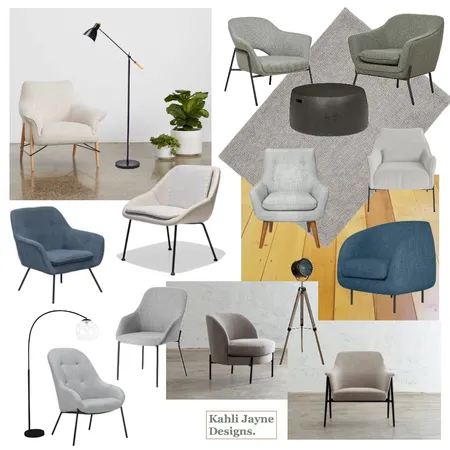 Scandinavian Industrialist Living Room Interior Design Mood Board by Kahli Jayne Designs on Style Sourcebook