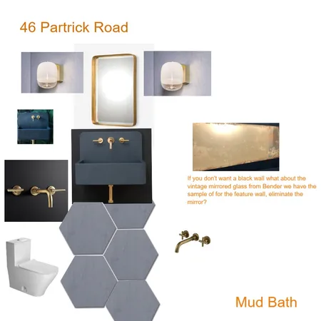 46 Partrick Road Pool Bath Interior Design Mood Board by Cynthia Vengrow on Style Sourcebook