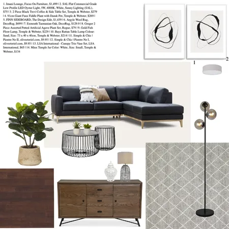 mod 9 living room Interior Design Mood Board by hknights on Style Sourcebook