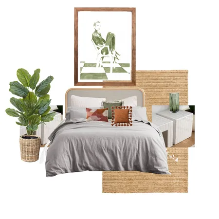 Earthy Bedroom Interior Design Mood Board by studiogeorgie on Style Sourcebook