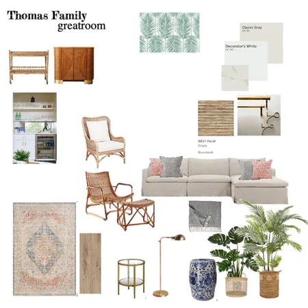 Thomas Greatroom Interior Design Mood Board by KShort on Style Sourcebook