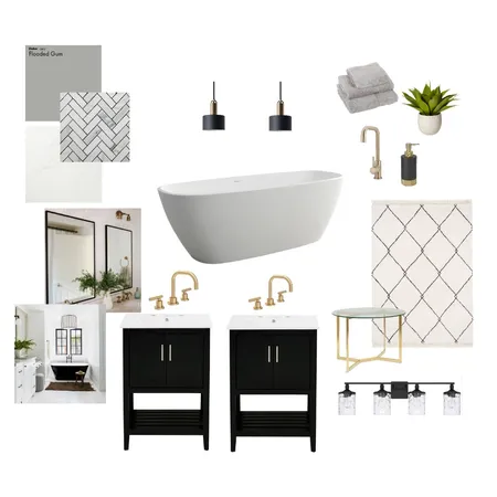 Module 3 - Bathroom Mood Board Interior Design Mood Board by DeBoerDesign on Style Sourcebook
