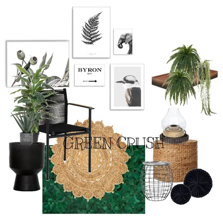 Green crush Interior Design Mood Board by WHAT MRS WHITE DID on Style Sourcebook